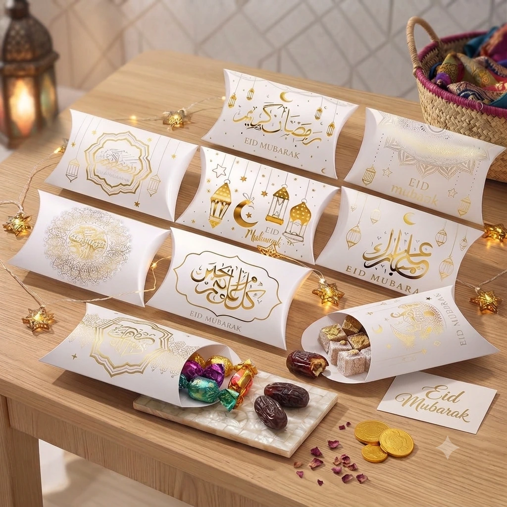 20 Boites à Bonbons Eid Mubarak